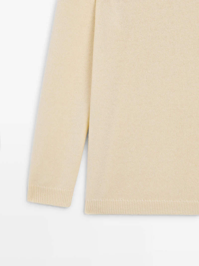 Pull en maille oversize à col V
