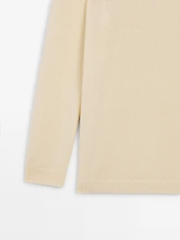 Pull en maille oversize à col V