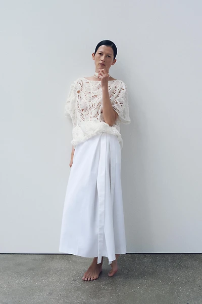 JUPE MIDI ASYMÉTRIQUE ZW COLLECTION
