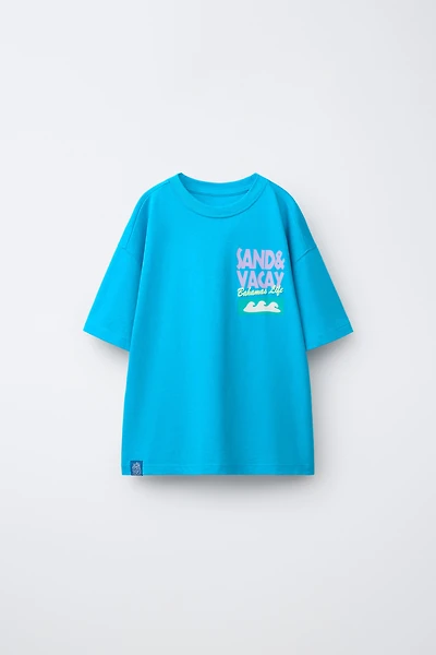 T-SHIRT À INSCRIPTION IMPRIMÉE