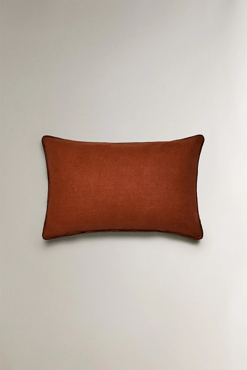 HOUSSE DE COUSSIN OVERLOCK