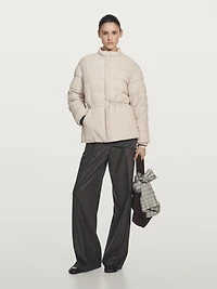 Water-repellent puffer jacket