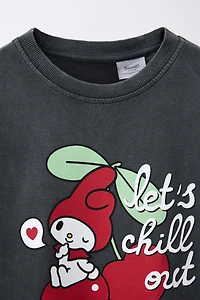 MY MELODY © SANRIO WASHED EFFECT T-SHIRT