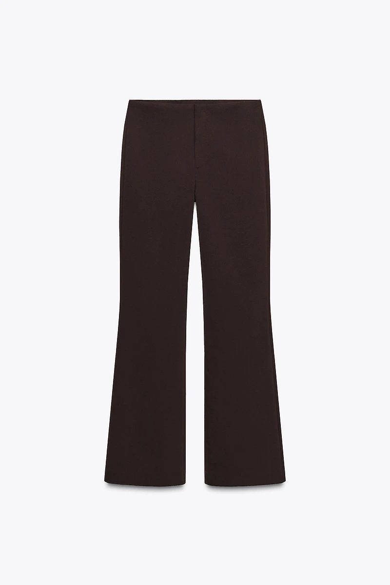 PANTALON FLARE TAILLE HAUTE