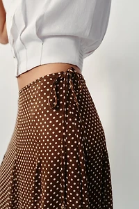 POLKA DOT MIDI SKIRT