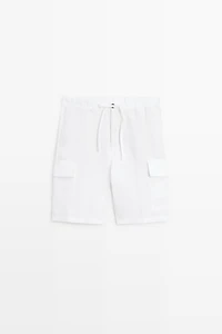 Bermuda cargo 100 % lin