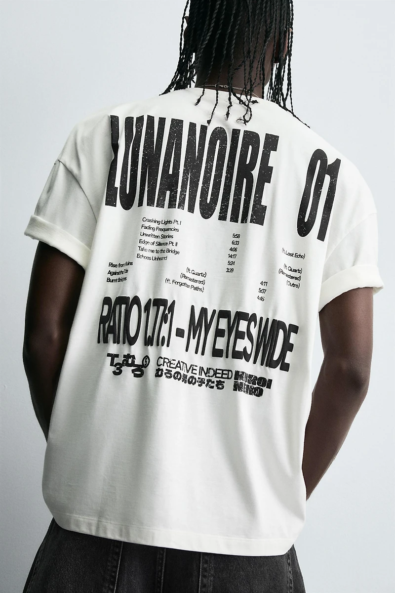 T-SHIRT GRAPHIQUES TEXTE