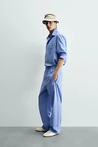 REGULAR FIT STRIPED PANTS