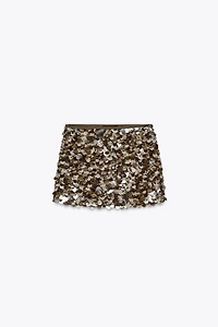 SEQUIN MINI SKIRT