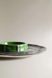 CHILDREN'S WITCH HAT CERAMIC PLATE