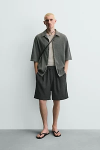 TEXTURED RELAXED FIT SHIRT