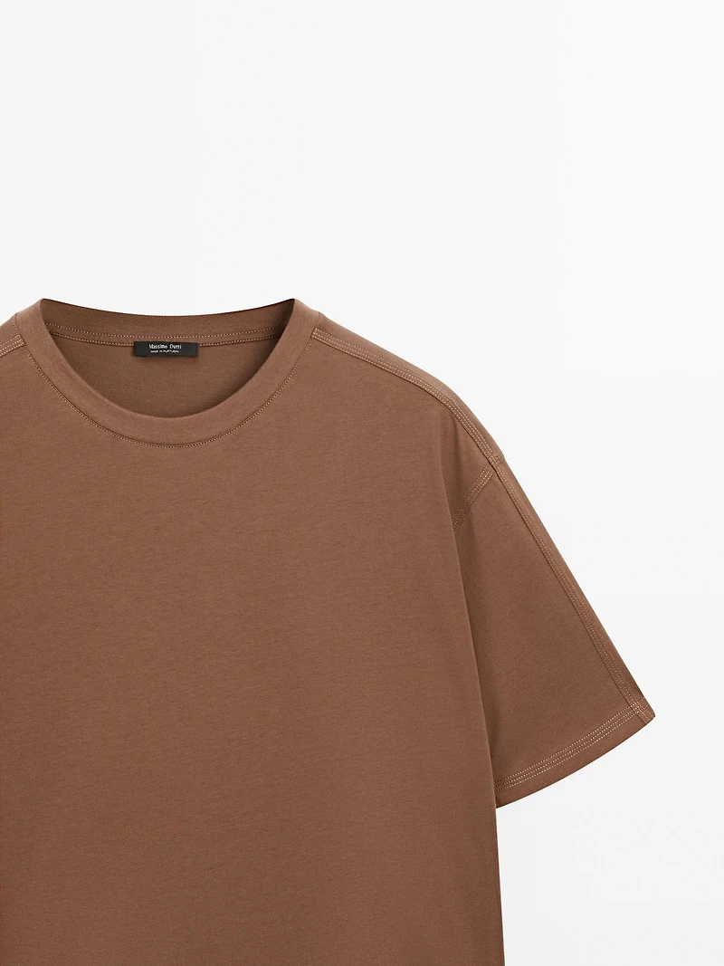 Oversize t-shirt with seam detail