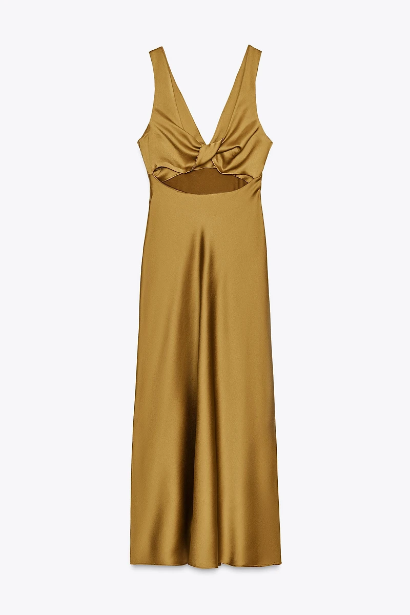 ROBE MIDI SATINÉE
