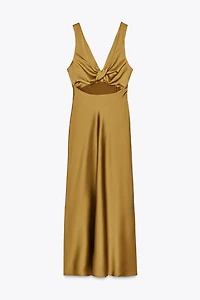 ROBE MIDI SATINÉE