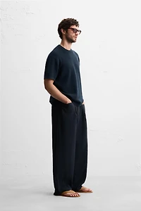 T-SHIRT EN MAILLE PERLÉE