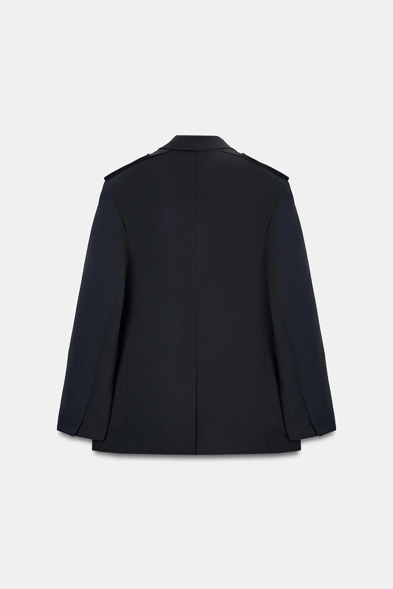 OVERSIZED BLAZER WITH MAXI POCKETS