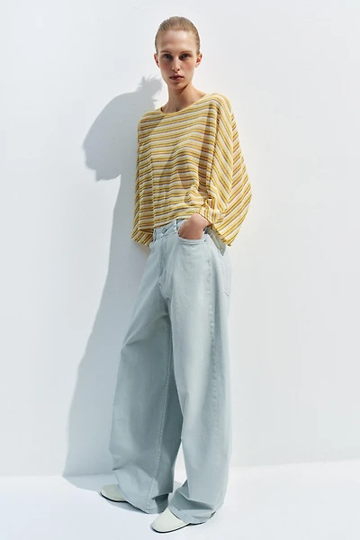 RUSTIC STRIPED CAPE T-SHIRT