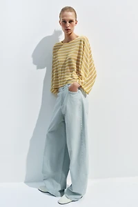RUSTIC STRIPED CAPE T-SHIRT