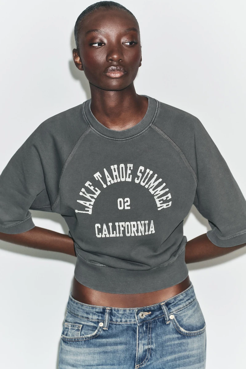 TEXT SWEATSHIRT
