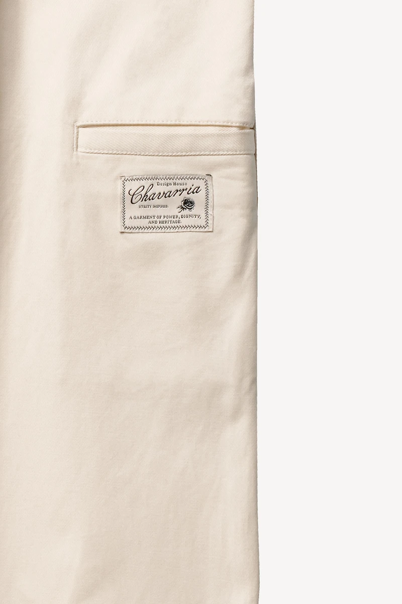 WILLY CHAVARRIA X ZARA WIDE FIT CHINO PANTS
