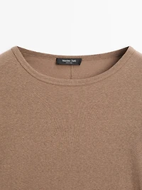 Faded 100% cotton T-shirt