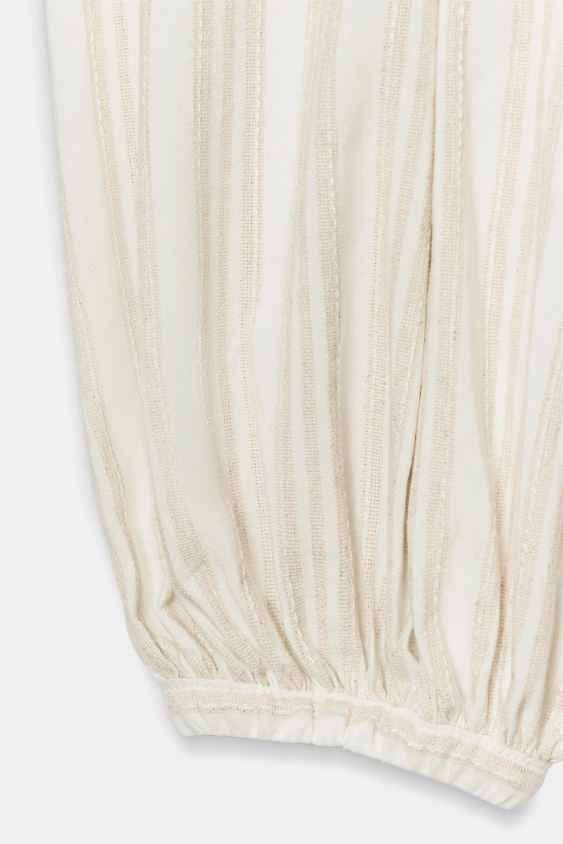 STRIPED BALLOON PANTS ZW COLLECTION