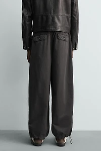 RELAXED FIT COTTON PANTS AARON LEVINE X ZARA