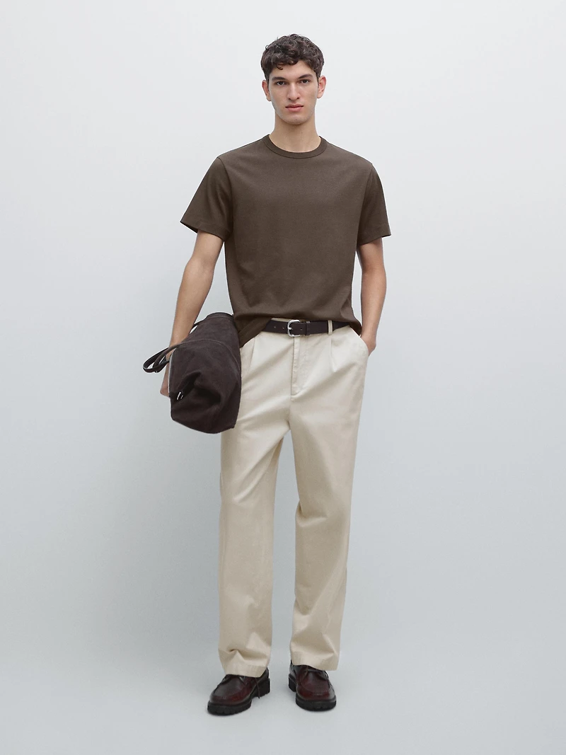 100% cotton short-sleeve T-shirt