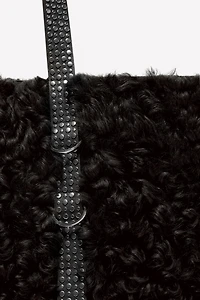 LUDOVIC DE SAINT SERNIN x ZARA LEATHER SHOPPER BAG