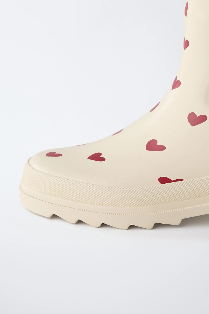 HEART RAIN BOOTS
