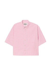 PLAID BOXY FIT SHIRT