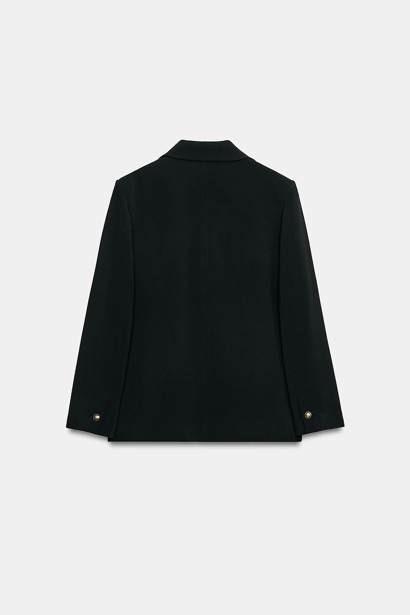 ZW COLLECTION STRAIGHT BUTTON BLAZER