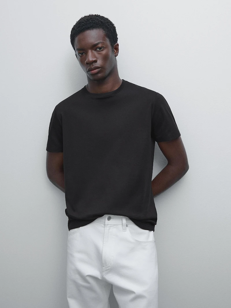 100% mercerised cotton T-shirt
