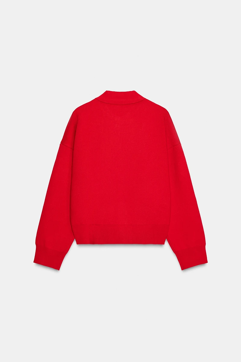 POCKET KNIT POLO SHIRT