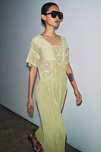 ROBE PLISSÉE BRODERIES ZW COLLECTION