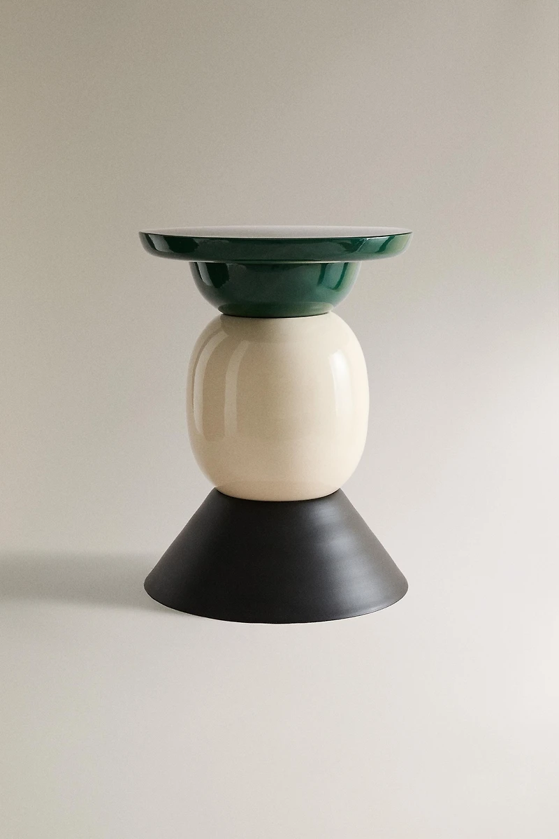 SHINY MATTE SIDE TABLE X COLLAGERIE