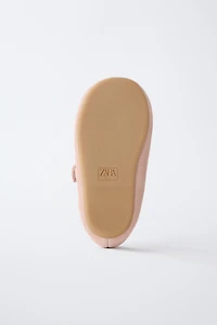 BAREFOOT LEATHER BALLET FLATS
