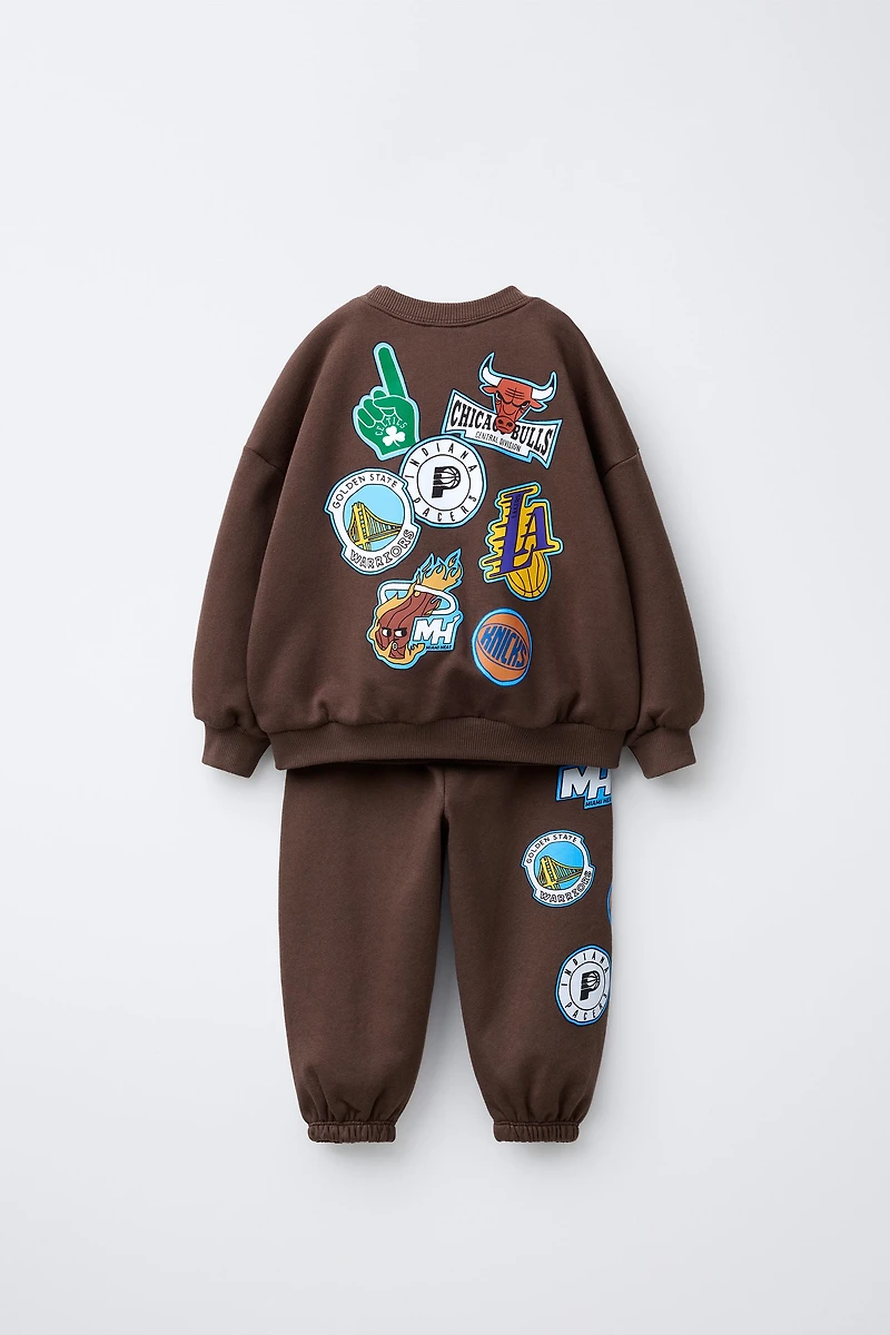 NBA JOGGING SWEATSHIRT AND JOGGER PANTS SET - MULTI TEAMS