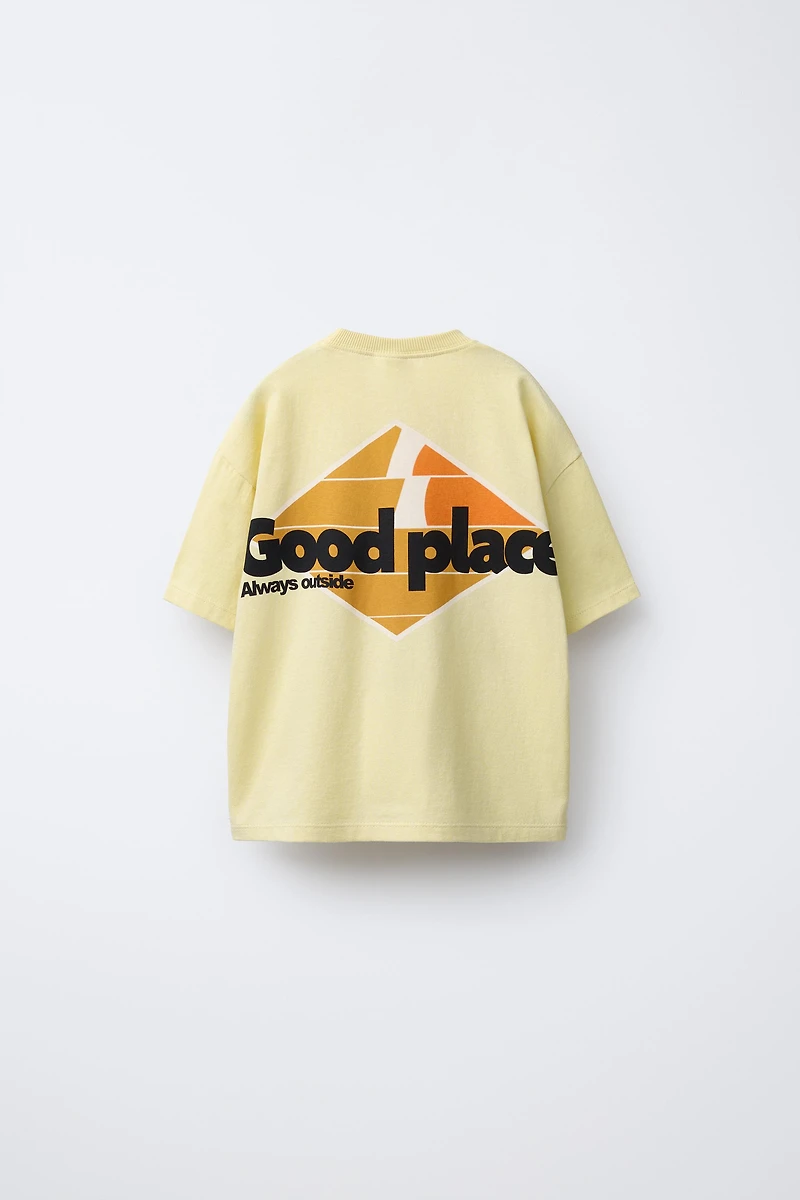 LABEL PRINTED T-SHIRT