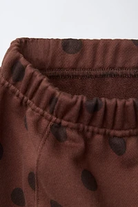 POLKA DOT BLOOMER PLUSH PANTS