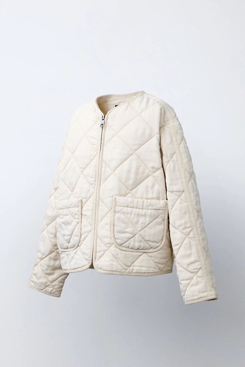 VESTE MATELASSÉE ZIPPÉE