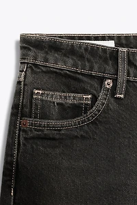 TRF LOW RISE WIDE LEG JEANS