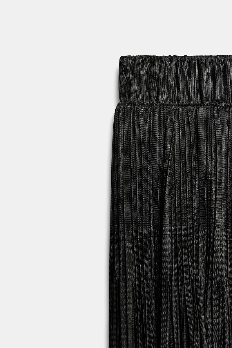JUPE MIDI FRANGES
