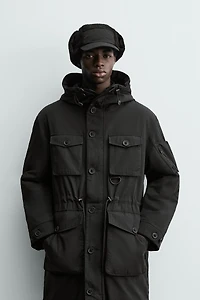 WATER REPELLENT PADDED TECHNICAL PARKA