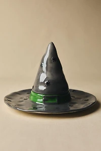 CHILDREN'S WITCH HAT CERAMIC PLATE