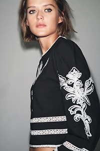 ZW COLLECTION EMBROIDERED BLOUSE