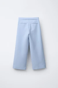 JEWEL BUTTON TAILORED PANTS