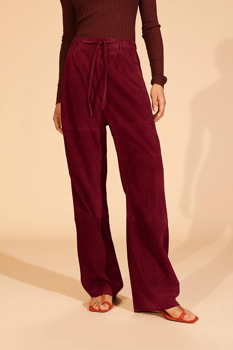 LIMITED EDITION SUEDE PANTS