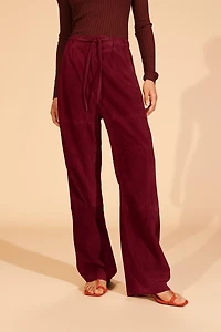 LIMITED EDITION SUEDE PANTS