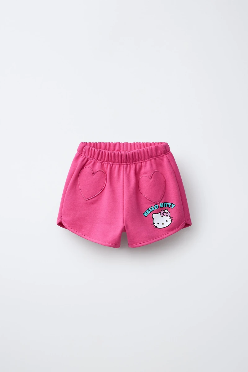 SHORT À POCHES CŒUR HELLO KITTY © SANRIO